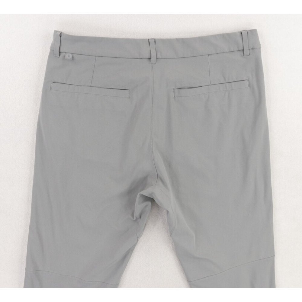 Lululemon Commission Pant Slim Fit Men's 33 X 30 Gray Warpstreme Athleisure - Picture 3 of 6